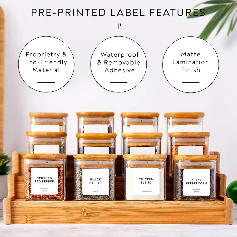 Glass Spice Jars
