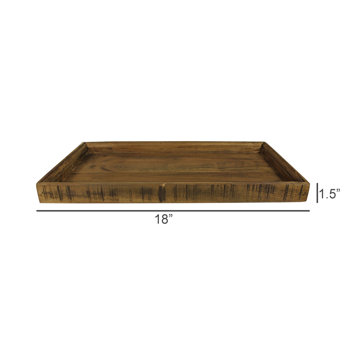 Salvaged Wood Tray — Rectangle — HomArt
