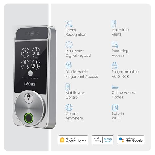 Lockly Smart Door Lock With Facial Recognition