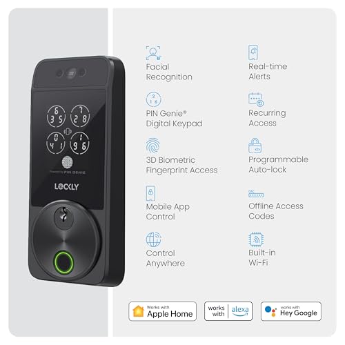 Lockly Smart Door Lock With Facial Recognition