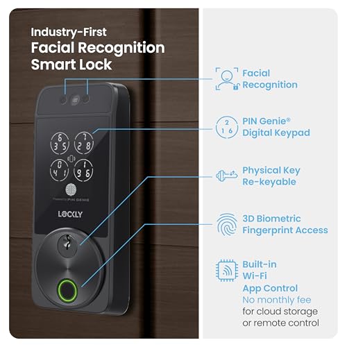 Lockly Smart Door Lock With Facial Recognition