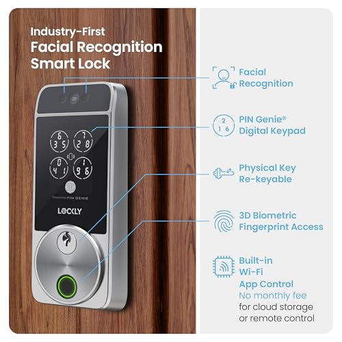 Lockly Smart Door Lock With Facial Recognition