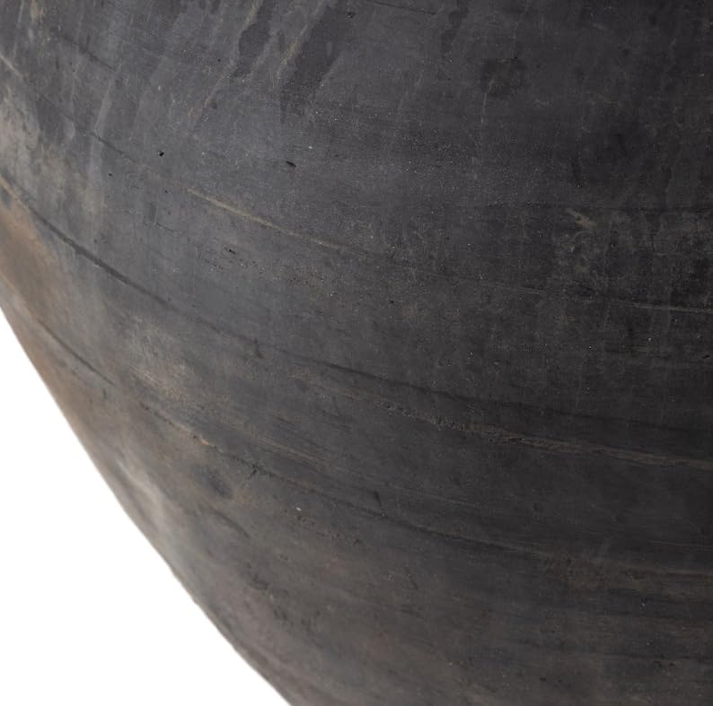 Black Clay Planter