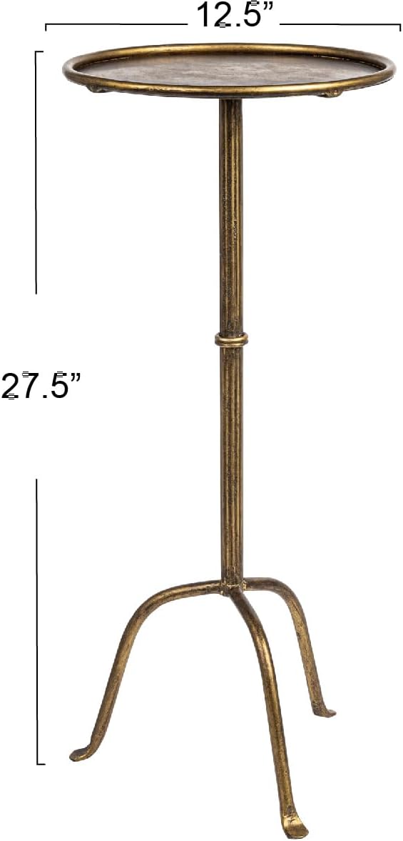 Creative Co-Op Brass Cocktail Table