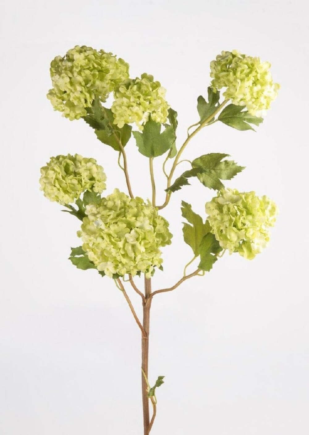 Faux Snowball Flower Stem