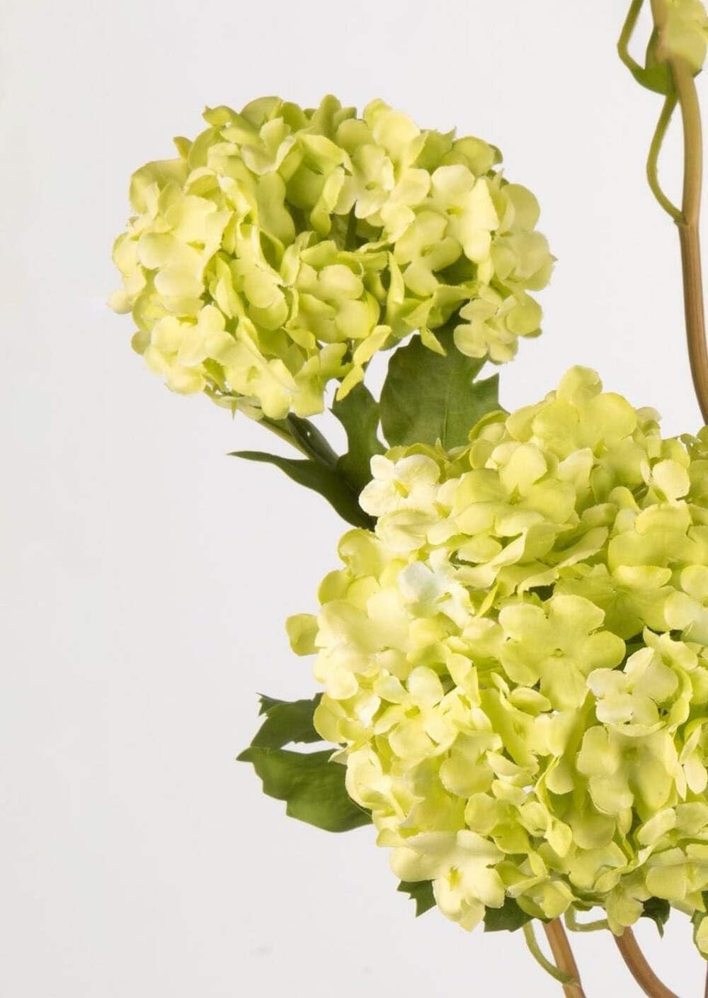 Faux Snowball Flower Stem