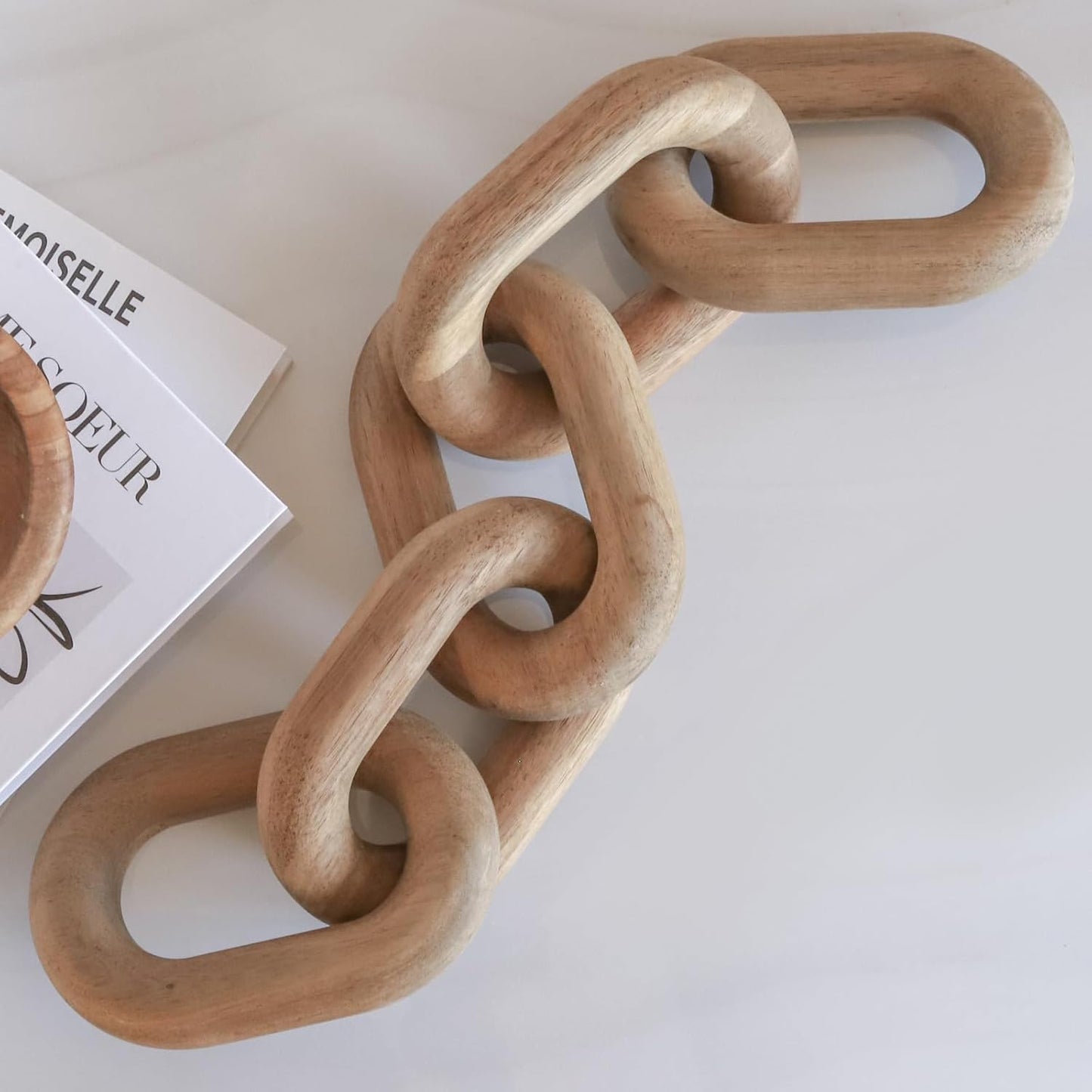Wooden Chain Link Decor