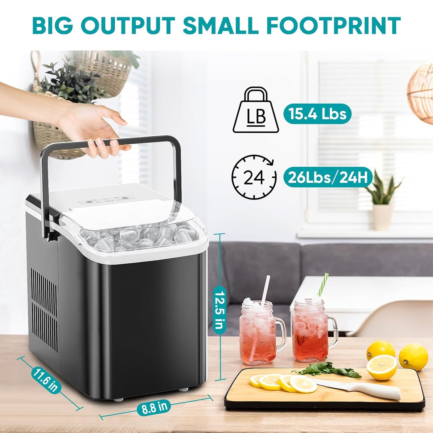 Portable Countertop Ice Maker