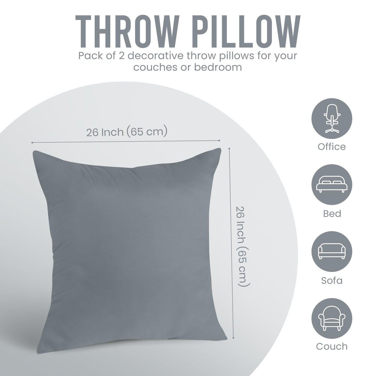 Throw Pillow Insert Set