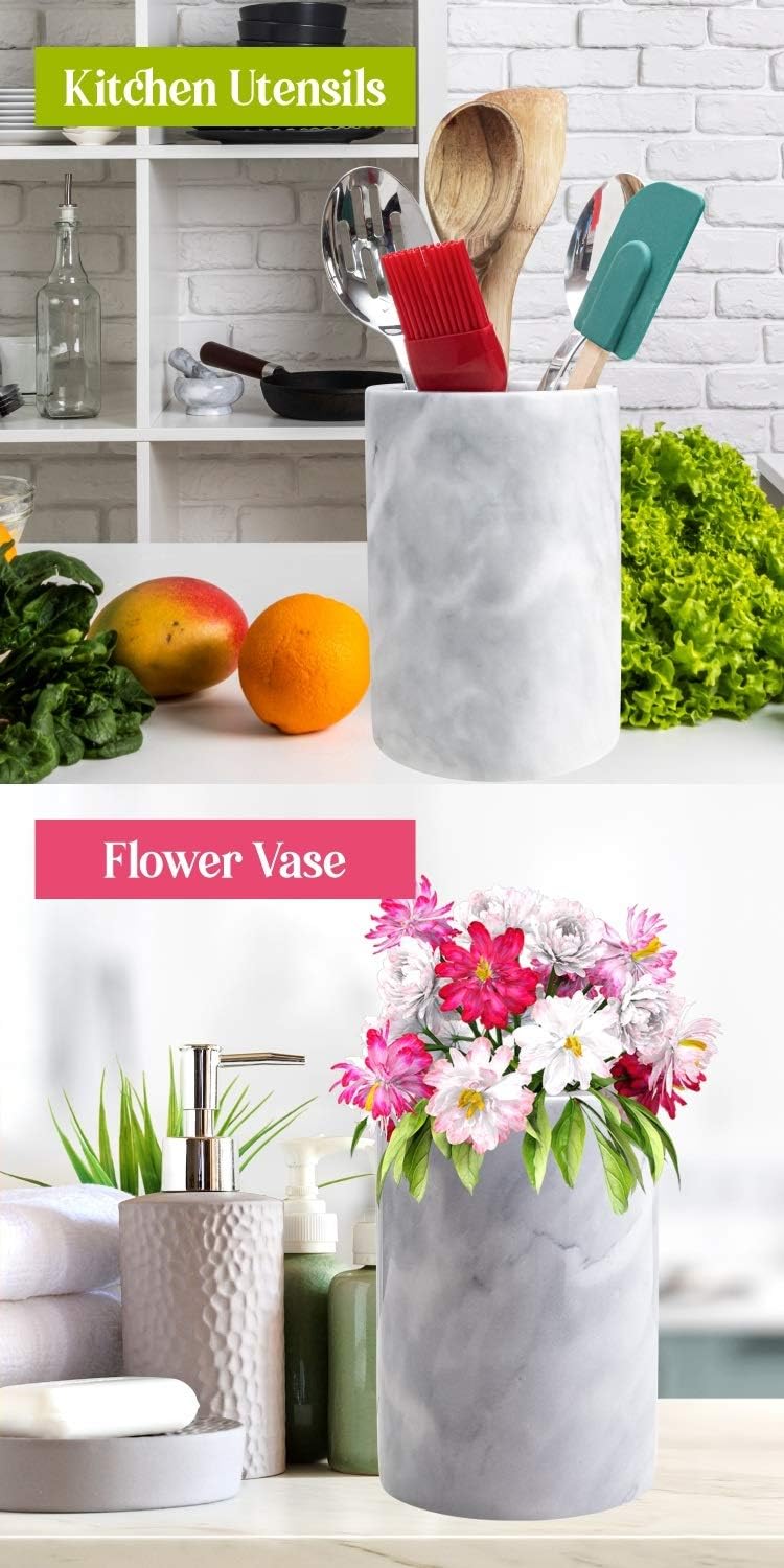 Marble Utensil Holder