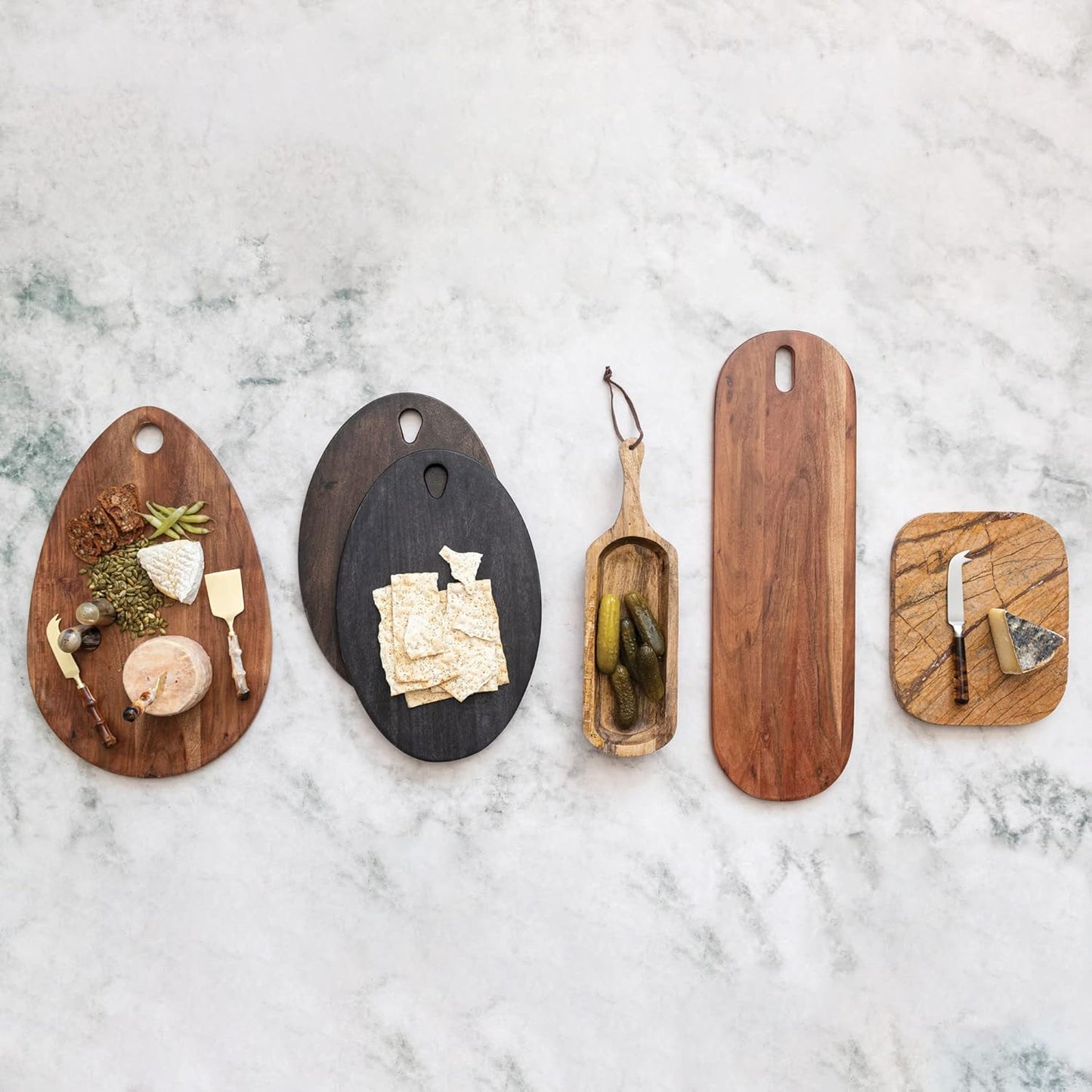 Creative Co-Op Oval Cutting Board