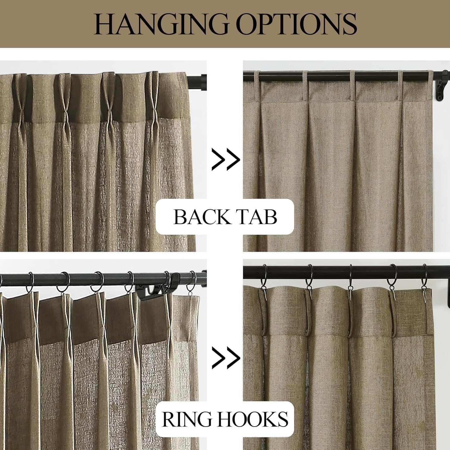 Linen Sheer Curtains