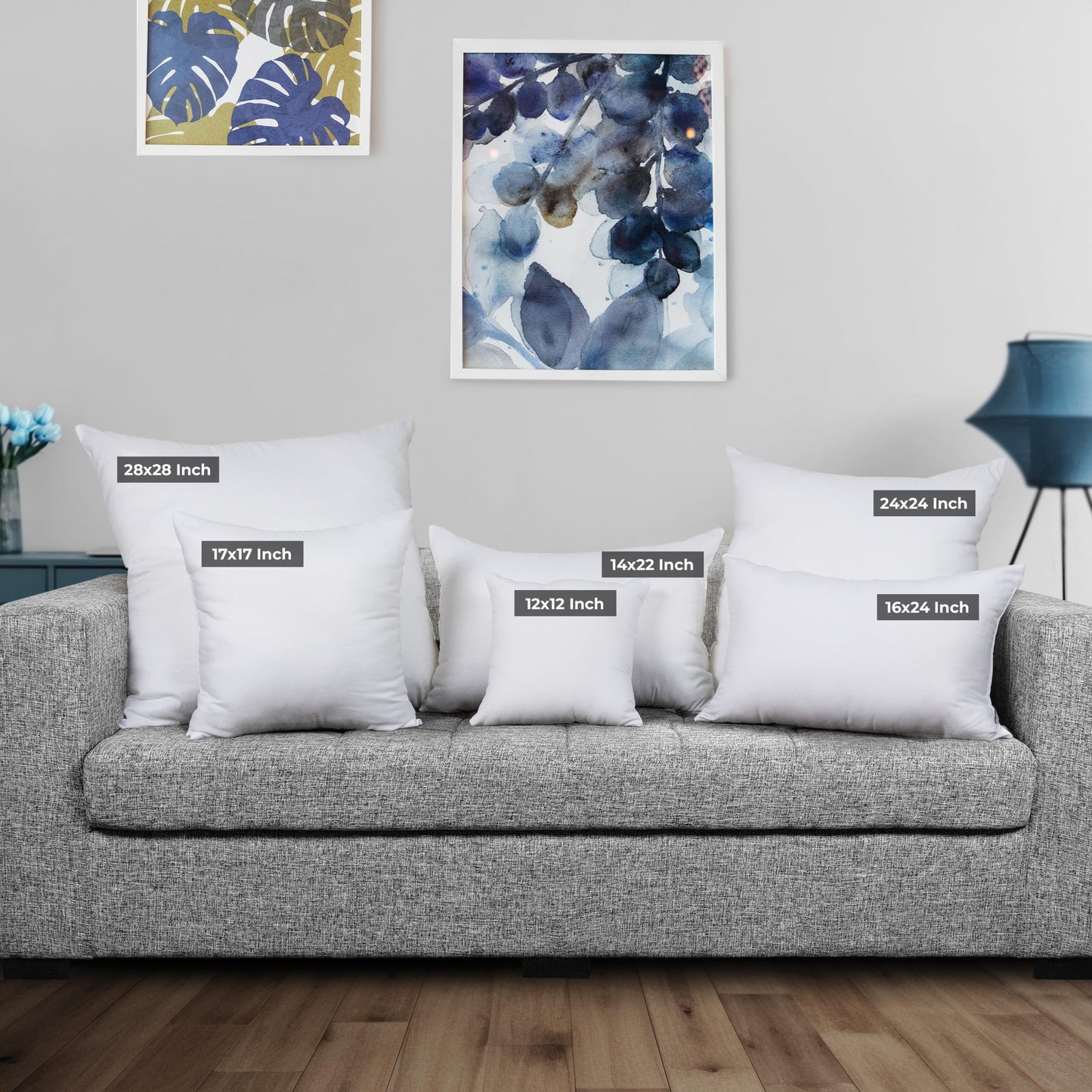 Throw Pillow Insert Set