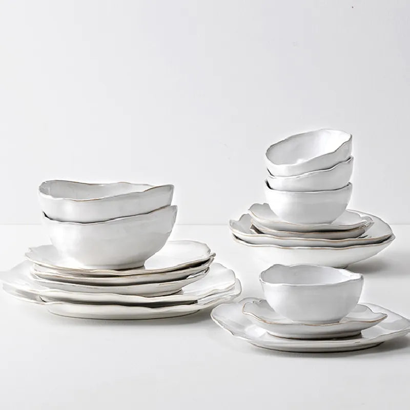 White Ceramic Dinnerware