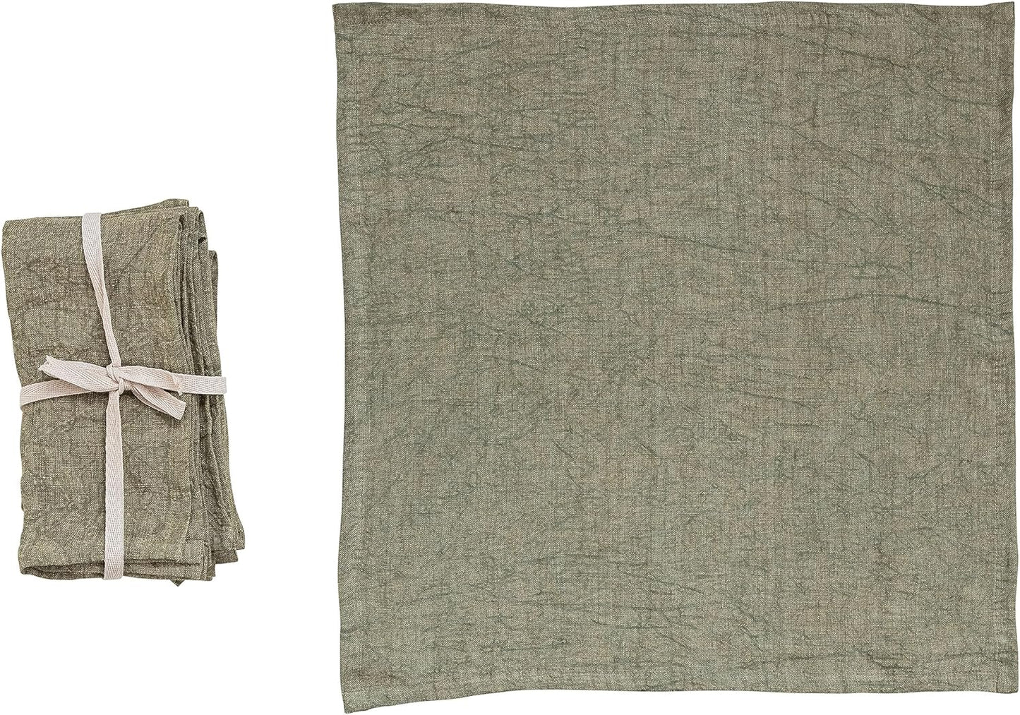 Creative Co-Op Linen Napkin Set