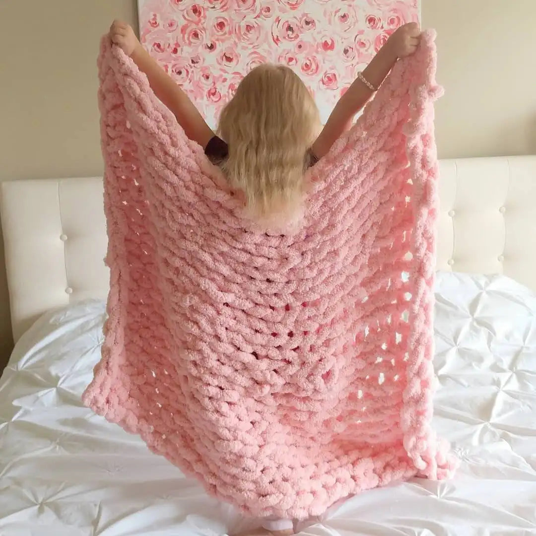 Chenille Knit Throw