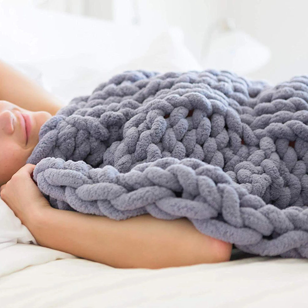 Chenille Knit Throw