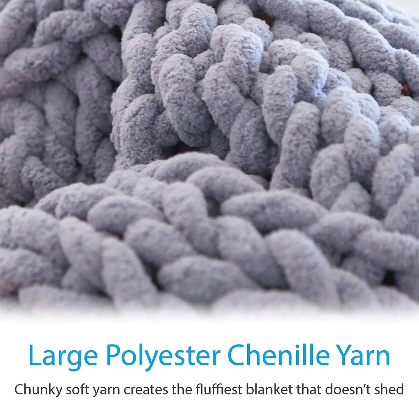 Chenille Knit Throw