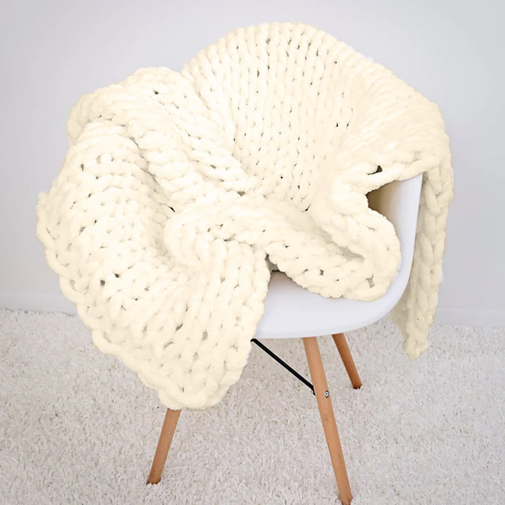 Chenille Knit Throw