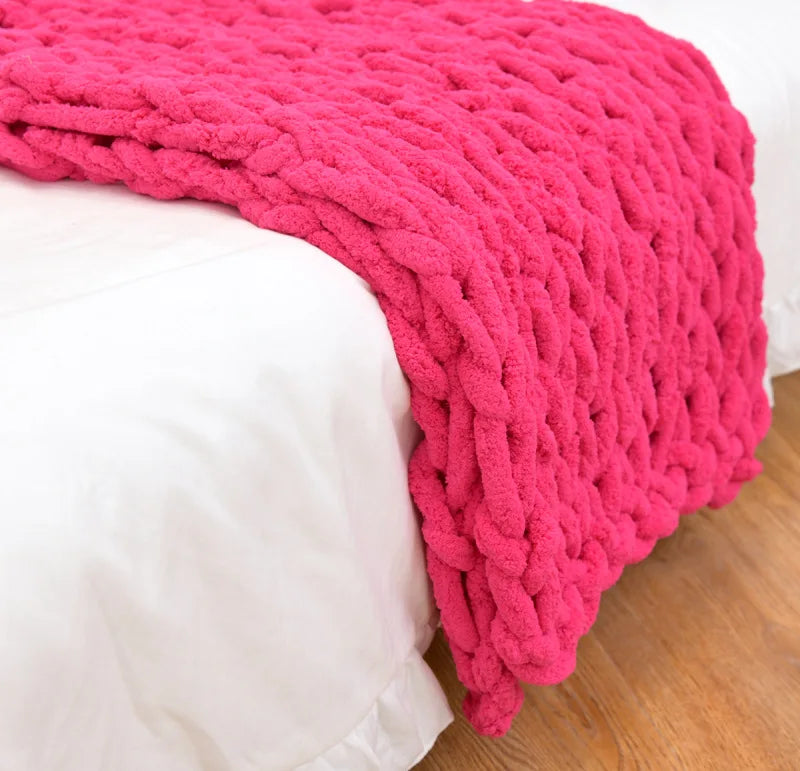 Chenille Knit Throw