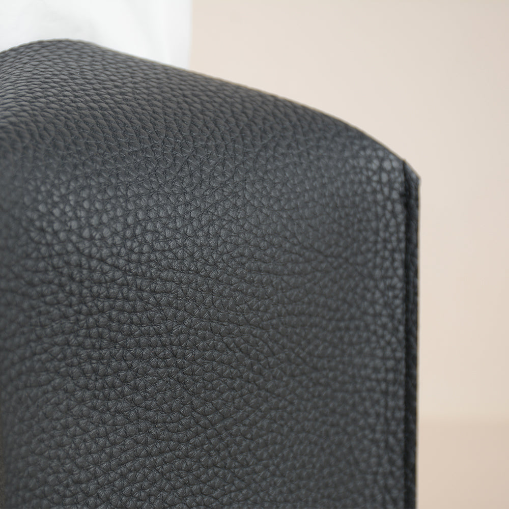Faux Leather Tissue Box