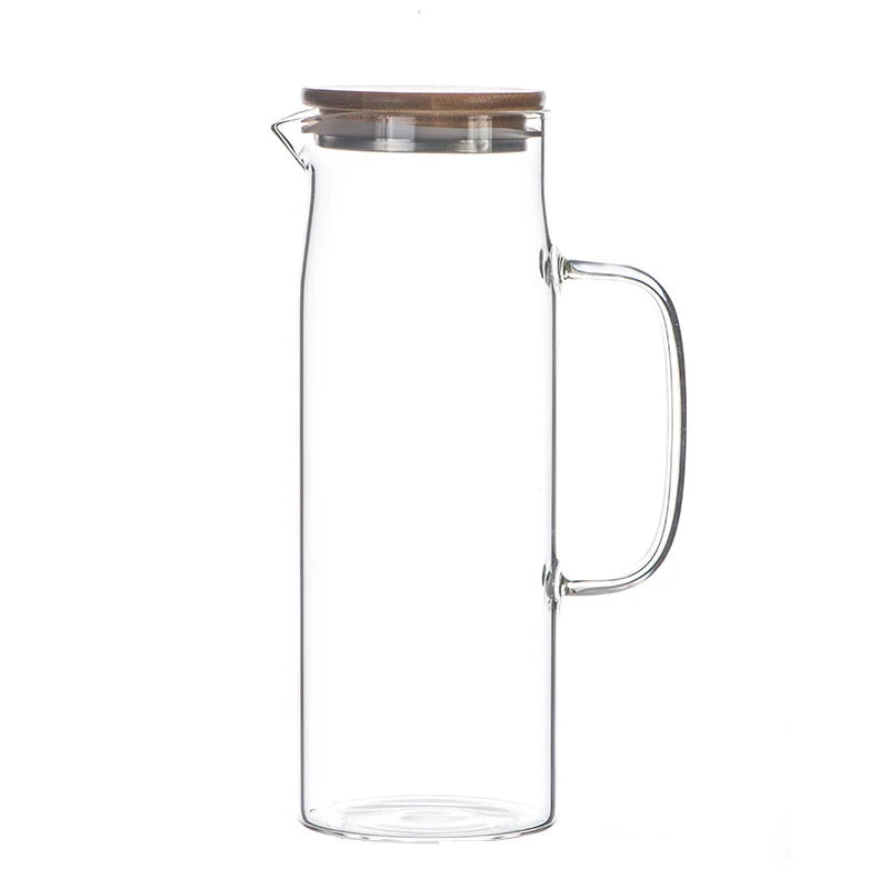 Glass Kettle With Bamboo Lid