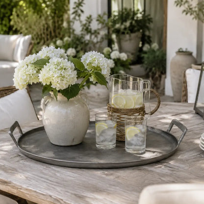 Decorative Aluminum Serving Tray