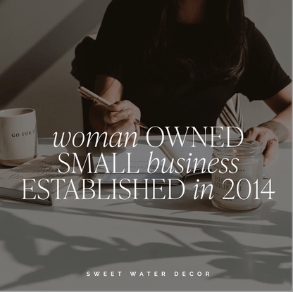 Sweet Water Decor women-owned business graphic