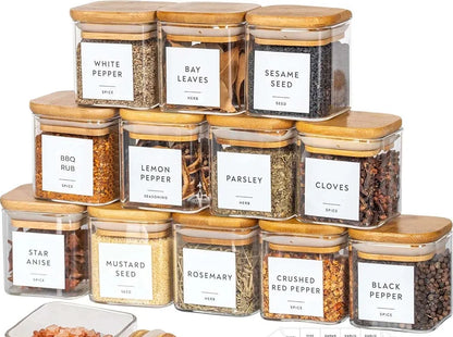 Glass Spice Jars