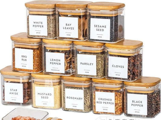 Glass Spice Jars
