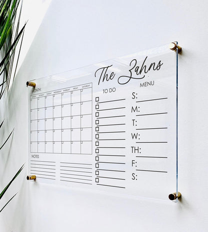 Custom Acrylic Calendar