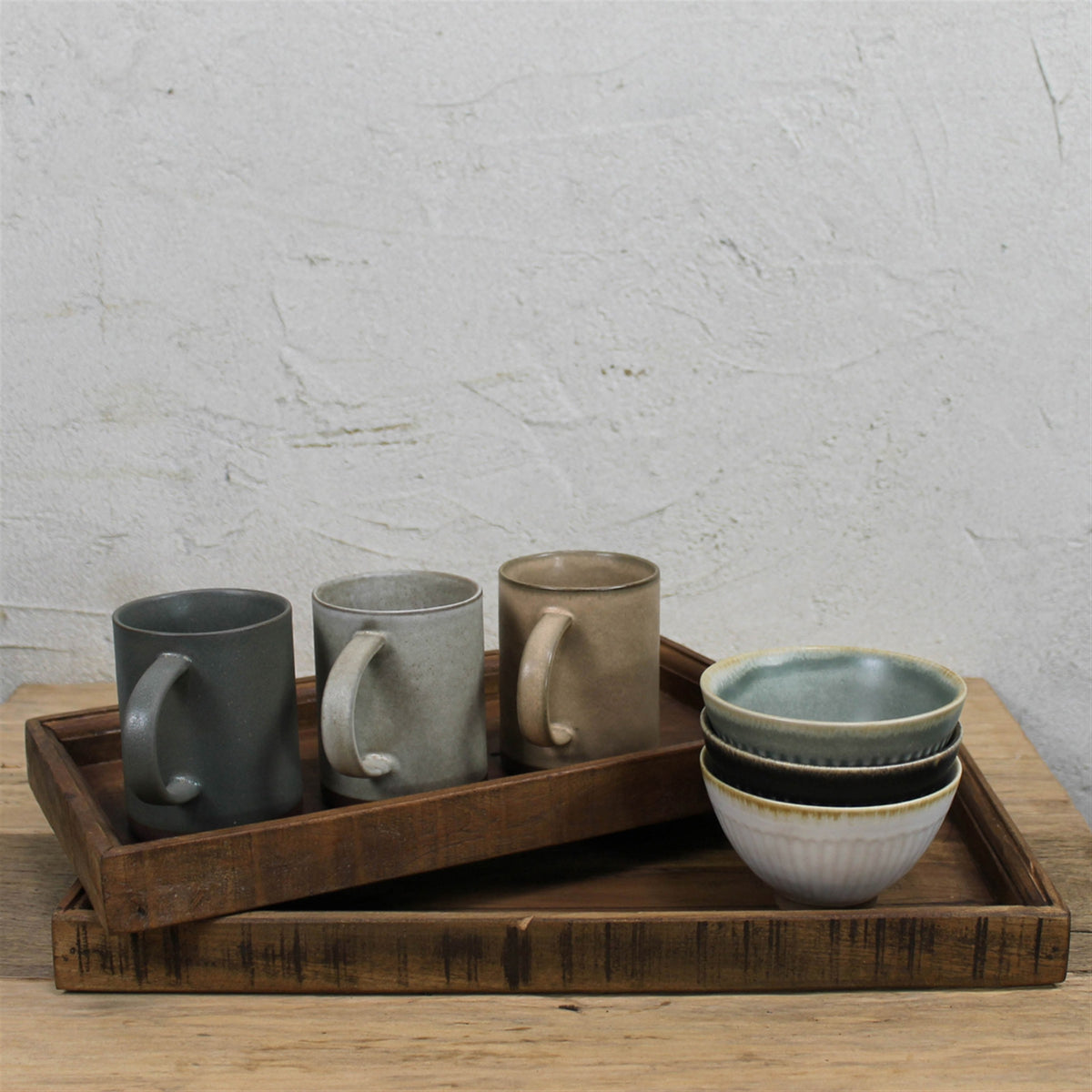 Salvaged Wood Tray — Rectangle — HomArt