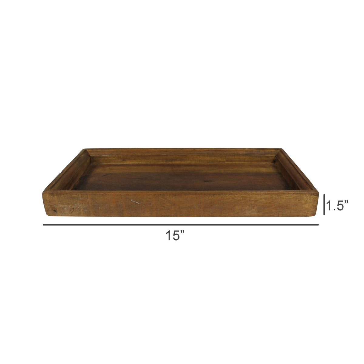 Salvaged Wood Tray — Rectangle — HomArt