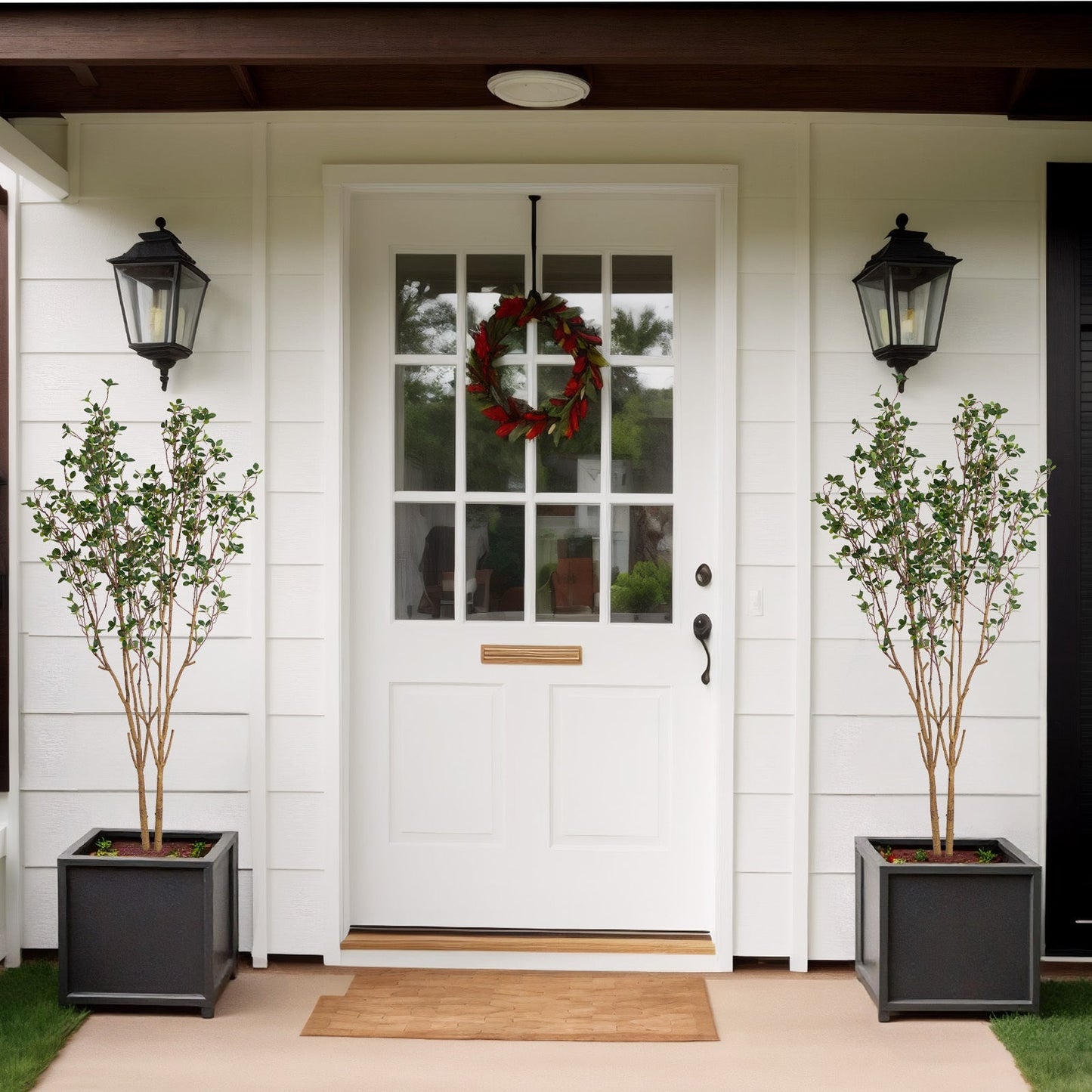 5.2FT Artificial Tree Graceful Evergreen Faux Plant