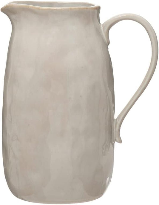 Creative Co-Op Stoneware Pitcher