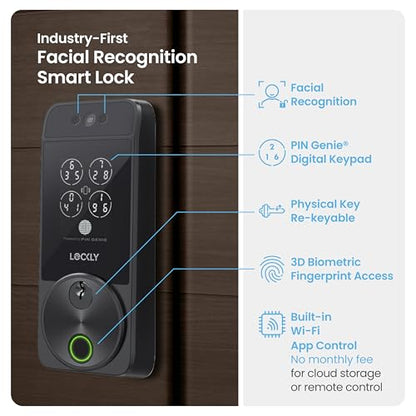 Lockly Smart Door Lock With Facial Recognition