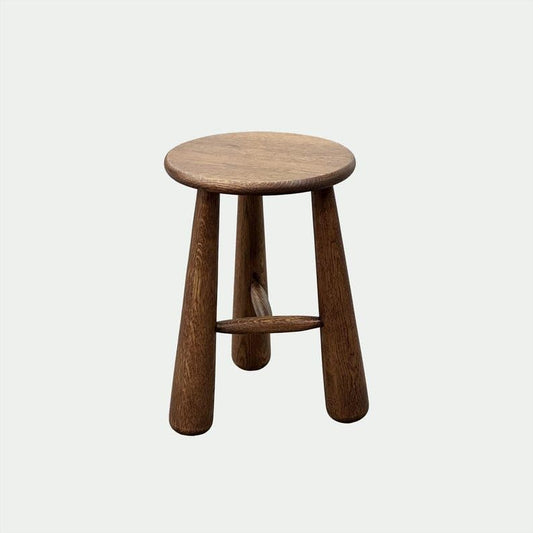 Round Wood Stool