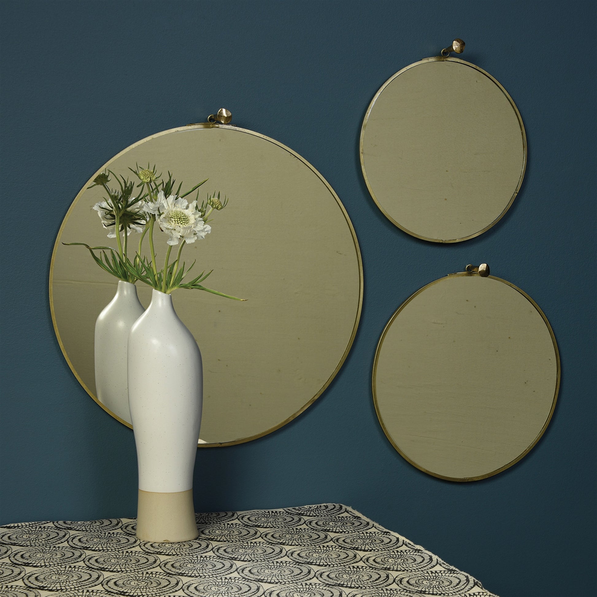 Monroe Round Mirror — 15" — HomArt