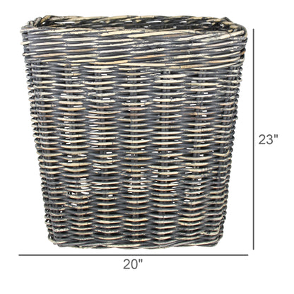 Lazaro Basket — Black Wash — HomArt
