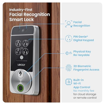 Lockly Smart Door Lock With Facial Recognition