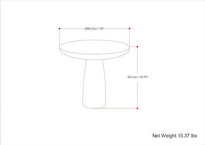 Brass Side Table