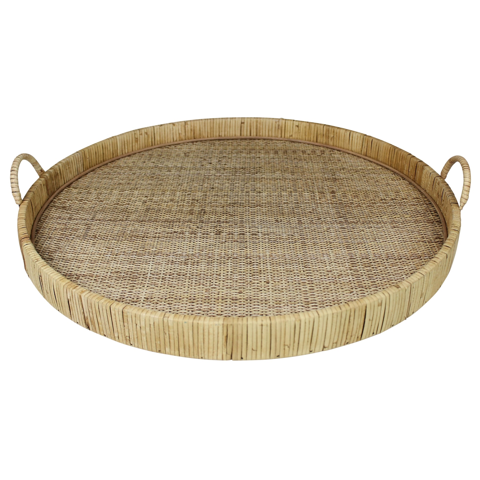 Cayman Grand Rattan Tray — HomArt