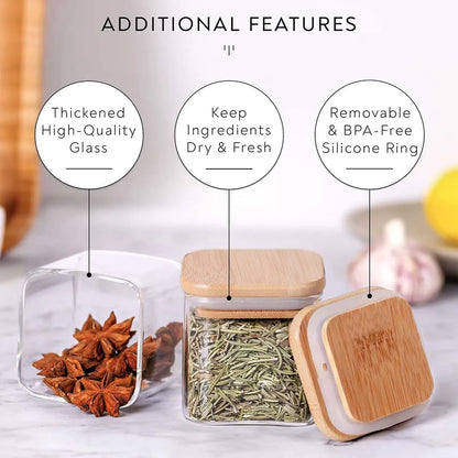 Glass Spice Jars