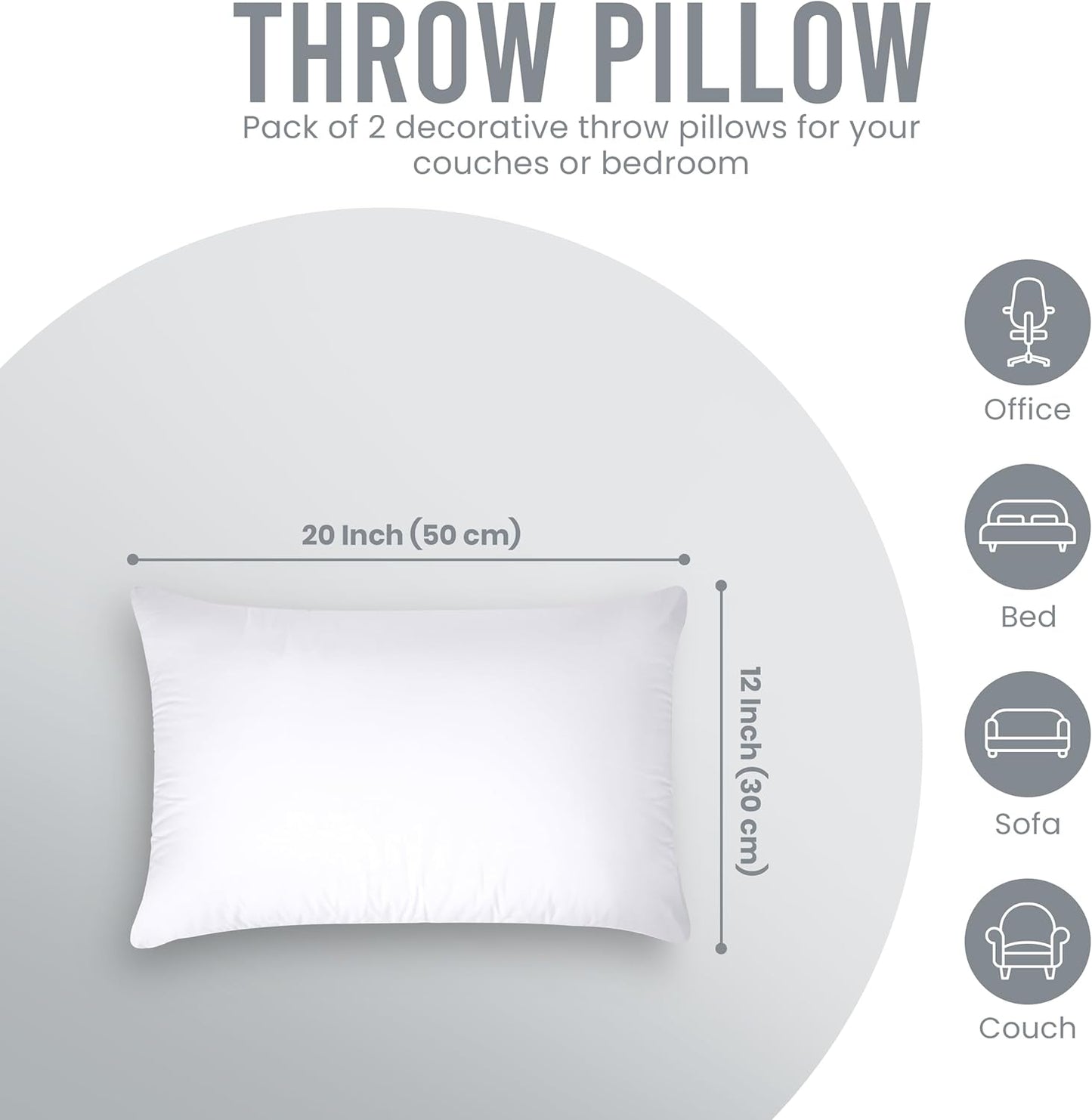 Decorative Pillow Insert Set