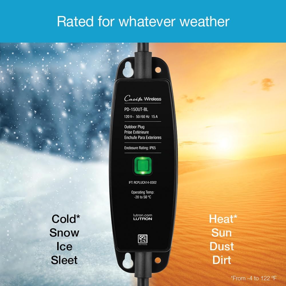 Lutron Caseta Outdoor Smart Plug