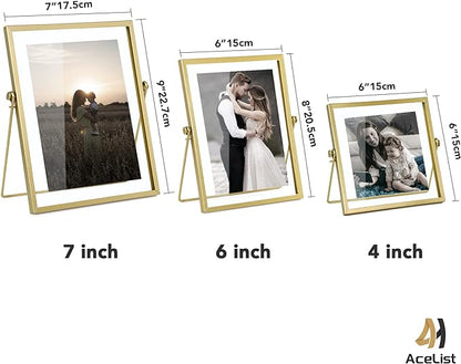 Glass Photo Frame Set