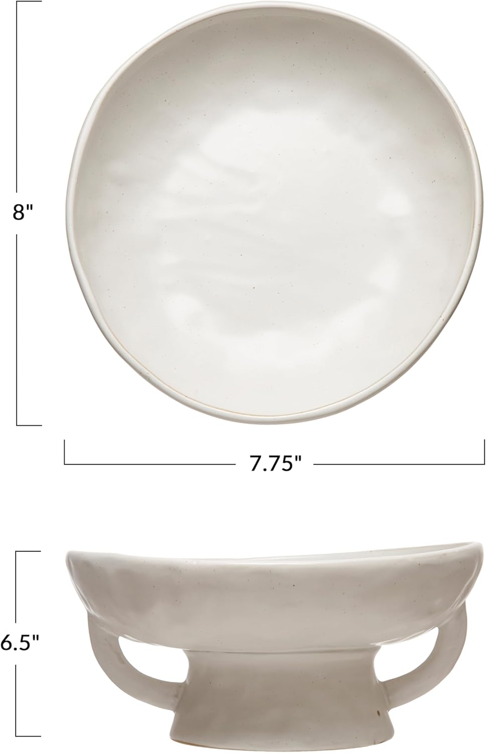 Creative Co-Op Stoneware Bowl