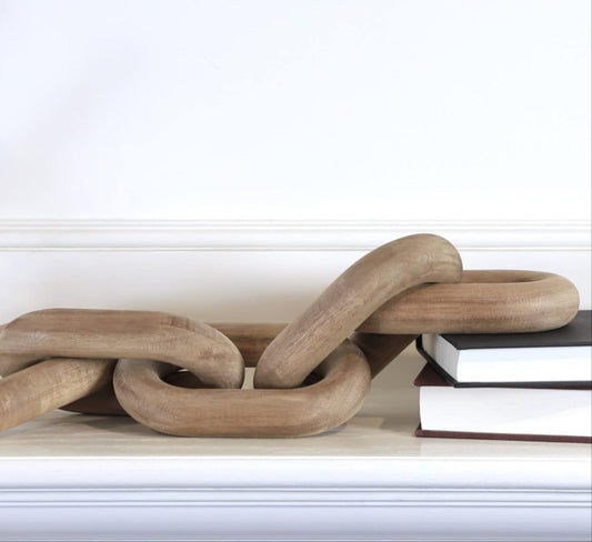Wooden Chain Link Decor