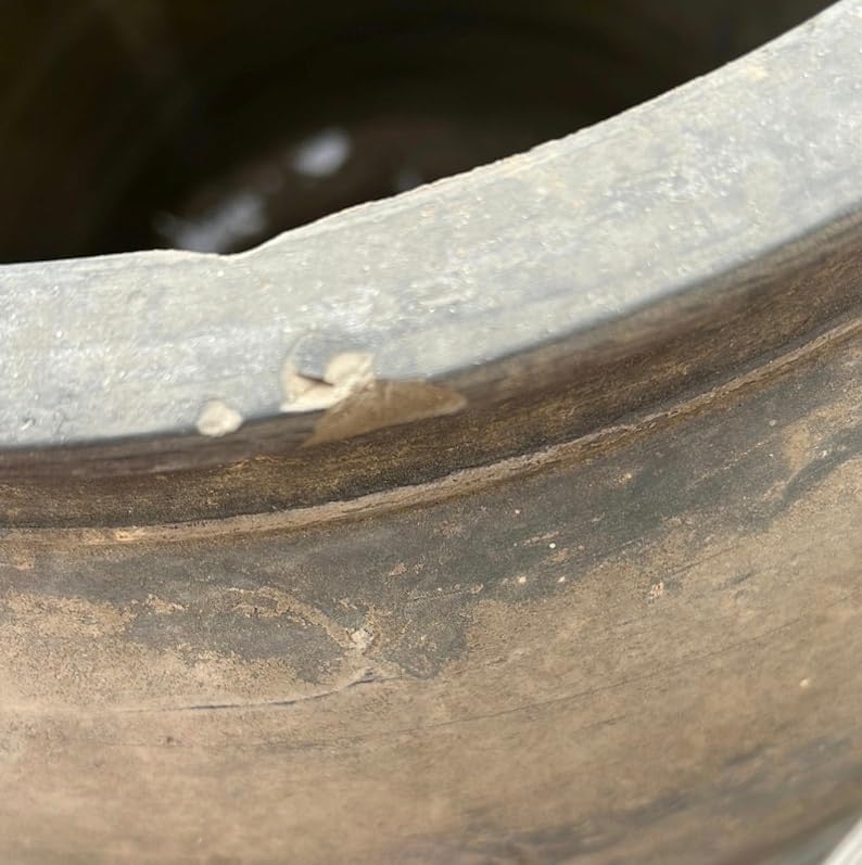 Black Clay Planter