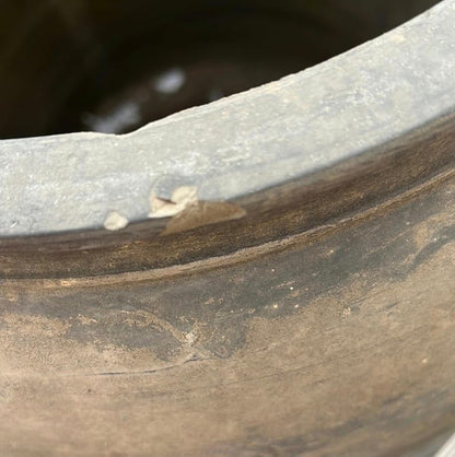 Black Clay Planter